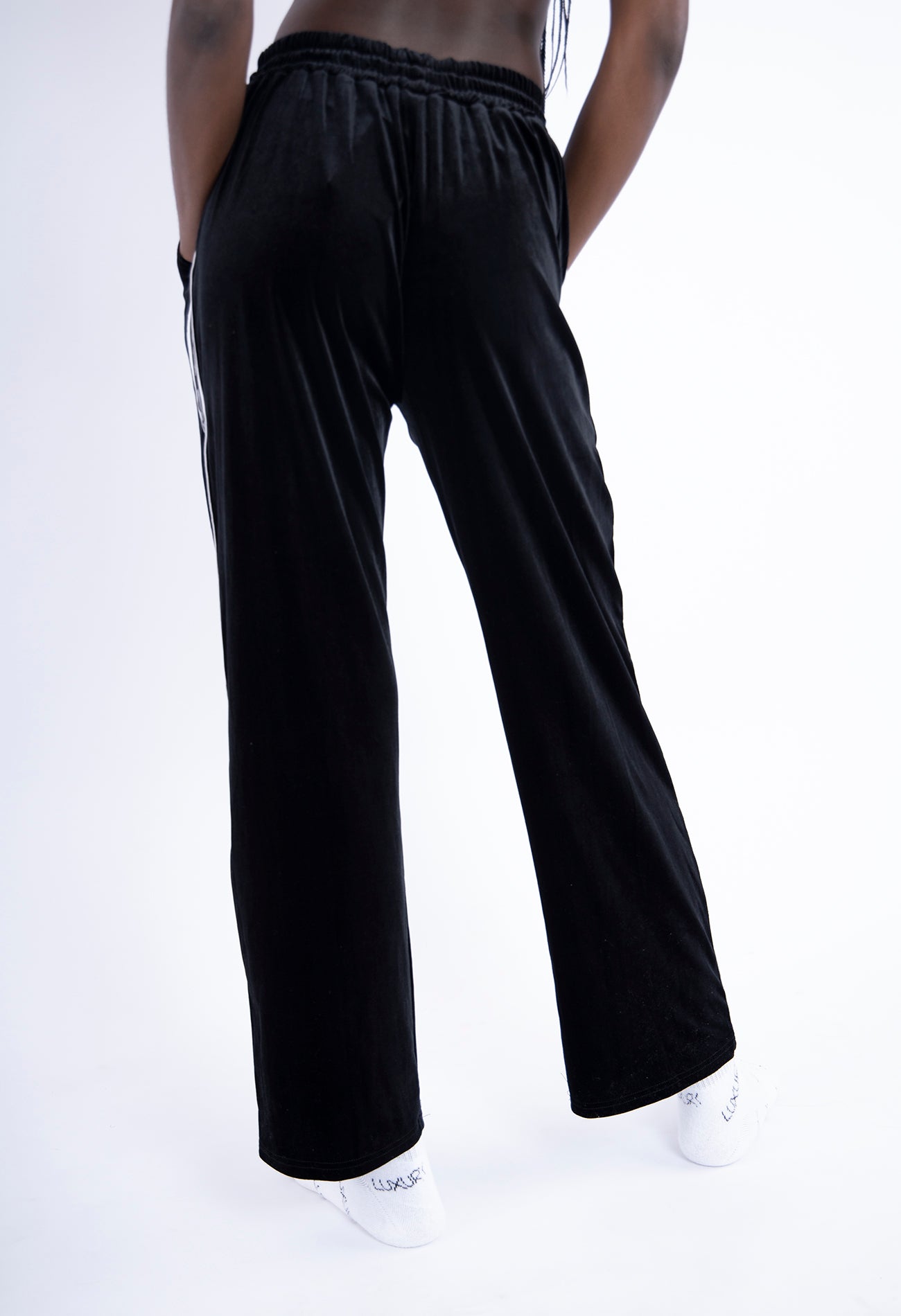 Black Luxury Velvet Pants