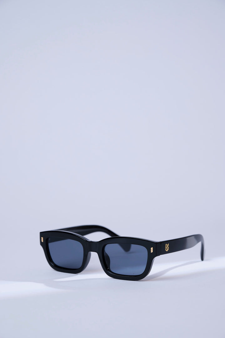 Curved LBS Black Sunglass