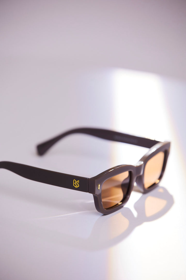 Curved LBS Brown sunglass
