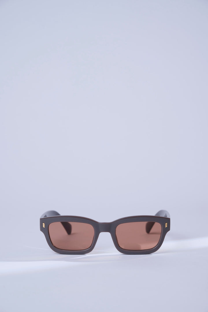 Curved LBS Brown sunglass