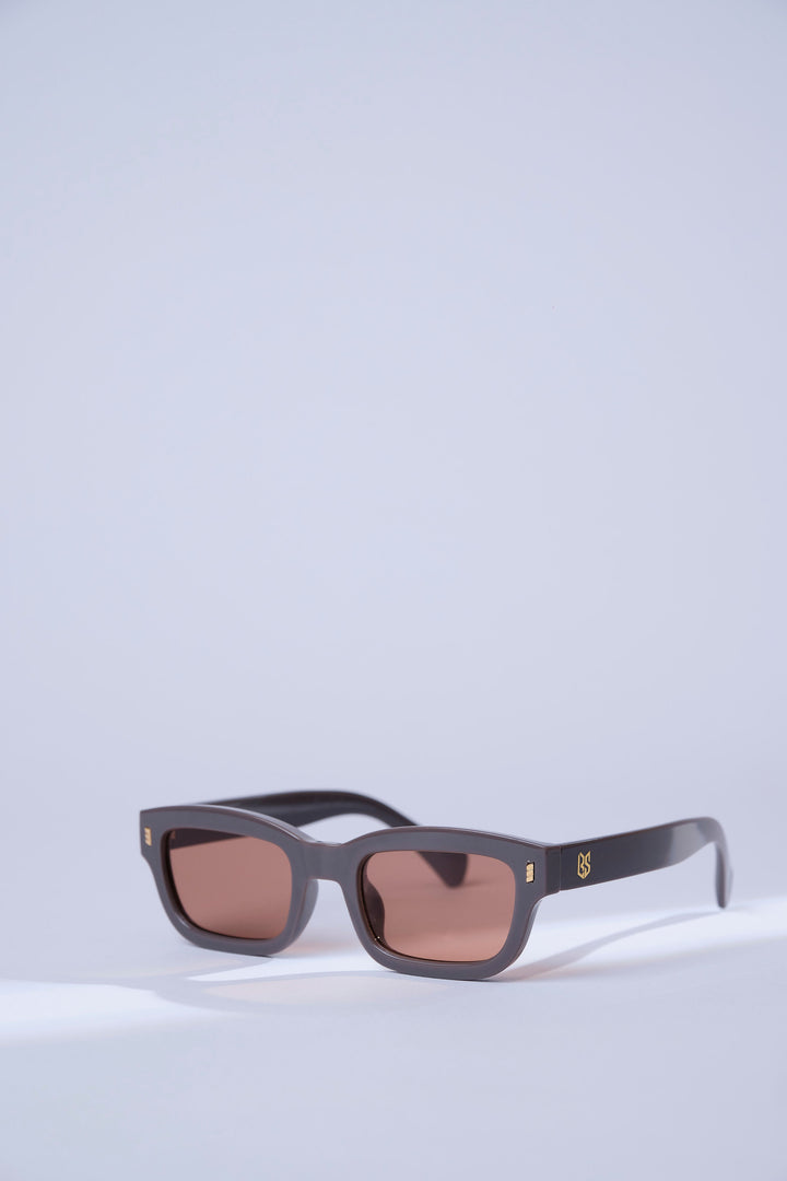 Curved LBS Brown sunglass
