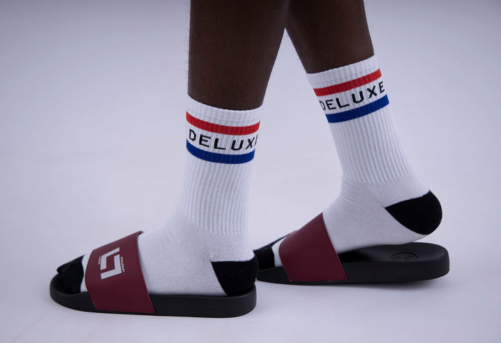 Wine Luxury Leather Slides