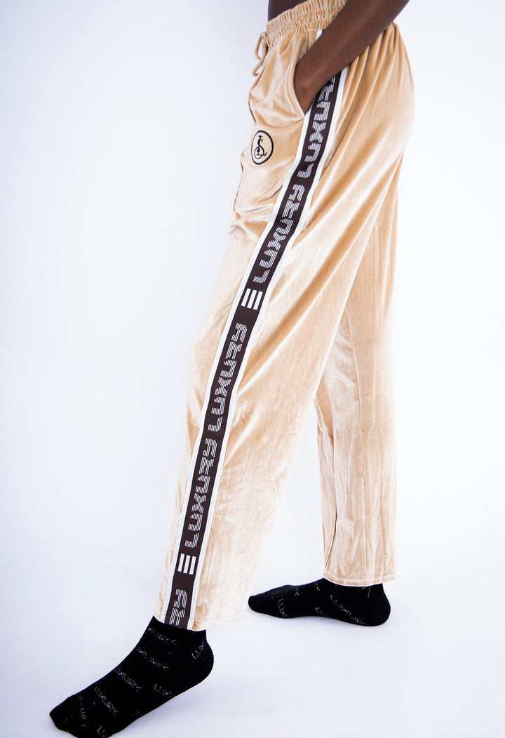 Brown Luxury Velvet Pant