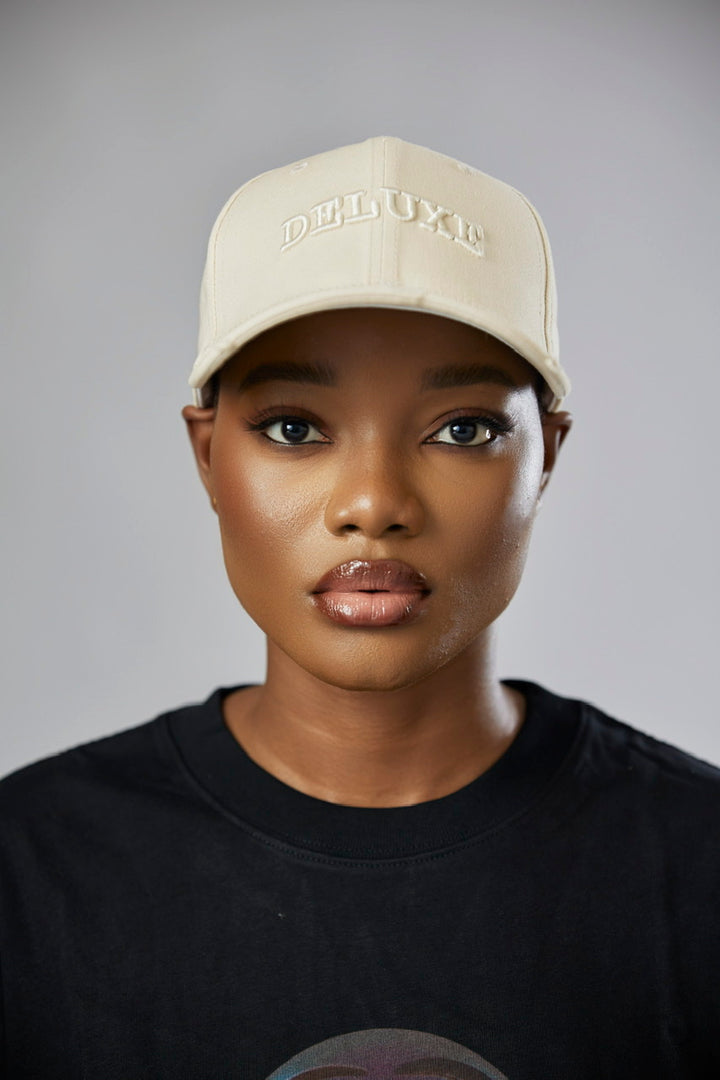Beige Deluxe Facecap
